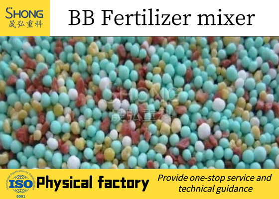 22kw BB Fertilizer Production Line Fertilizer Blending Equipment PLC Control