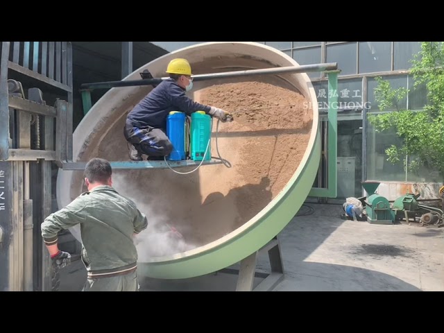 Granulador de disco durável de baixo consumo de energia de alta eficiência para pelletização de fertilizantes orgânicos