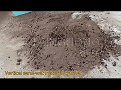 Triturador de material semi- húmido vertical