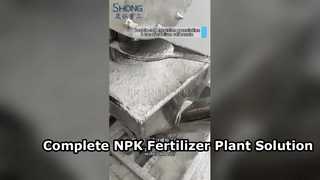 Solução completa para linha de produção de fertilizantes NPK pronta para uso