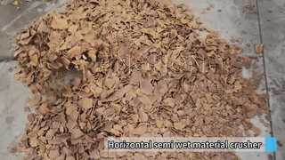 Triturador de material semi-úmido horizontal-máquina de trituração de fertilizante orgânico triturador de fertilizante