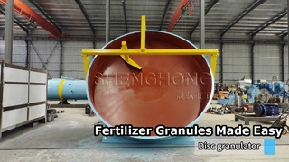 Máquina de fabricação de granulador de disco e grânulos de esterco de galinha