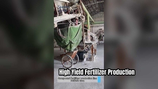 Linha de produção de tambor rotativo de fertilizante composto3