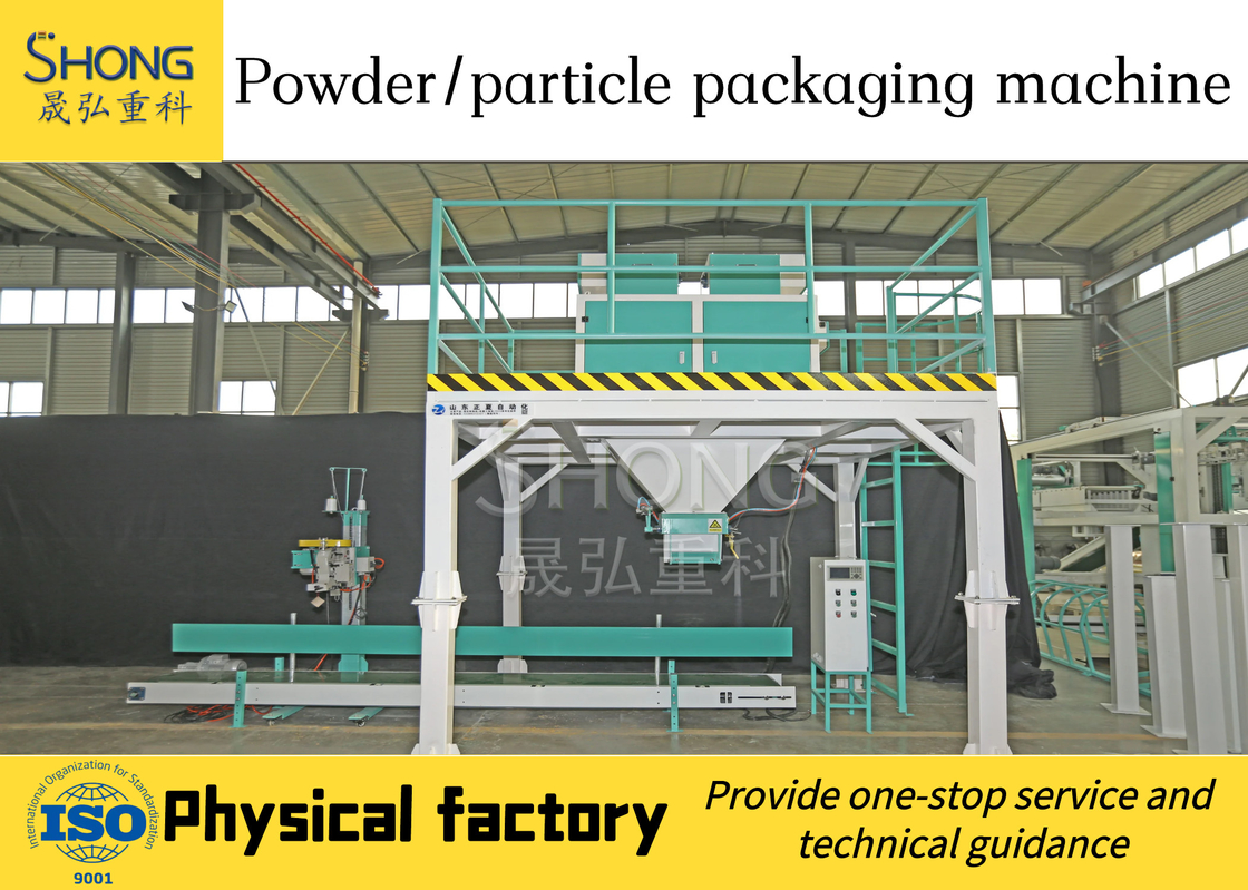 Linha de produção máquina das pelotas de empacotamento do adubo, Gray Color Fertilizer Bagger