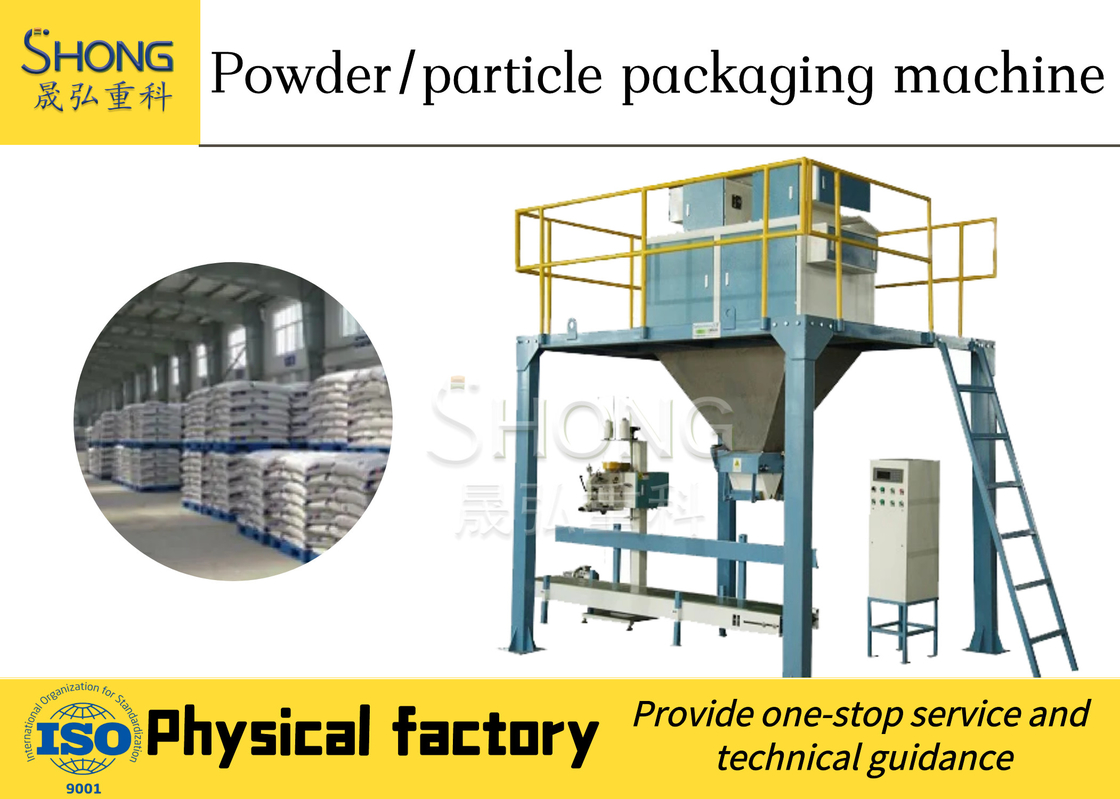 Linha de produção máquina das pelotas de empacotamento do adubo, Gray Color Fertilizer Bagger