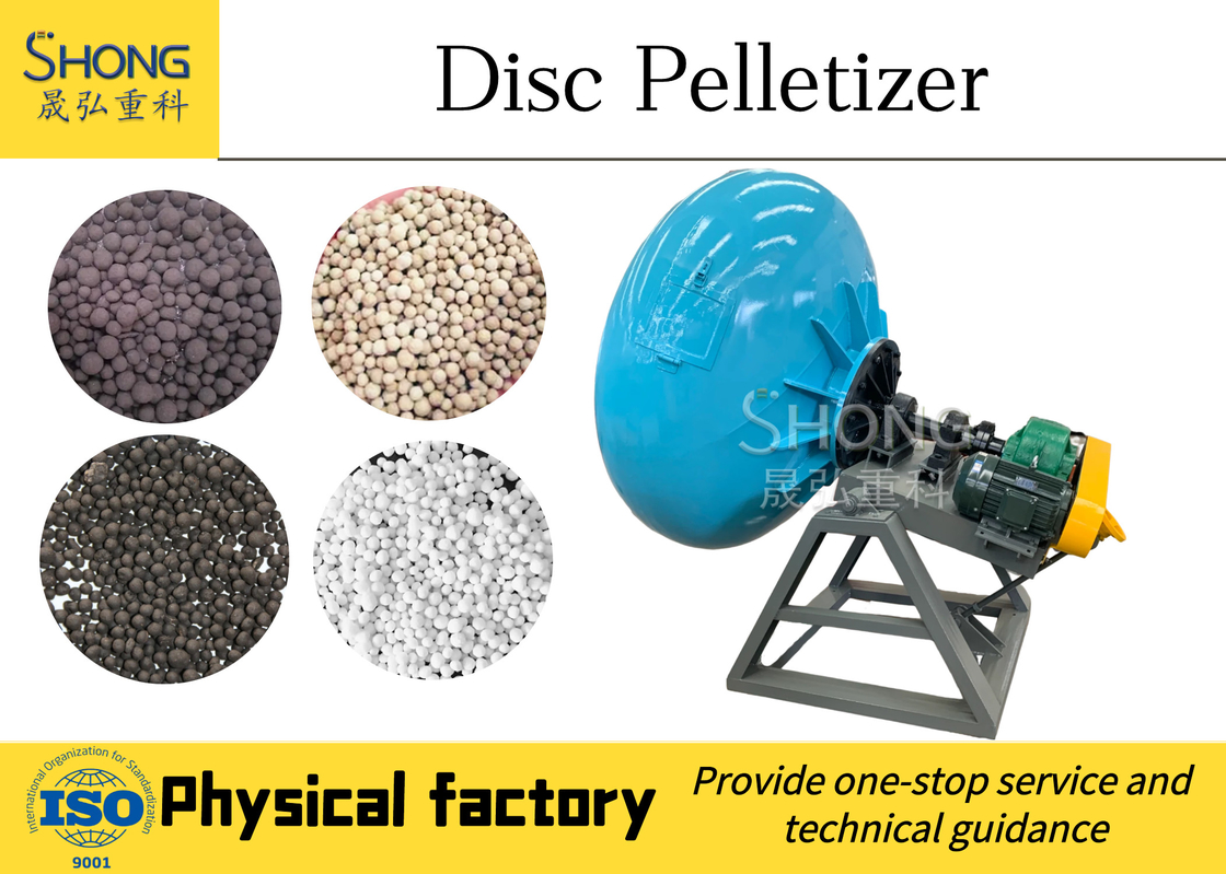 Multi disco Pan Type do granulador 380V de Organic Fertilizer Powder do modelo