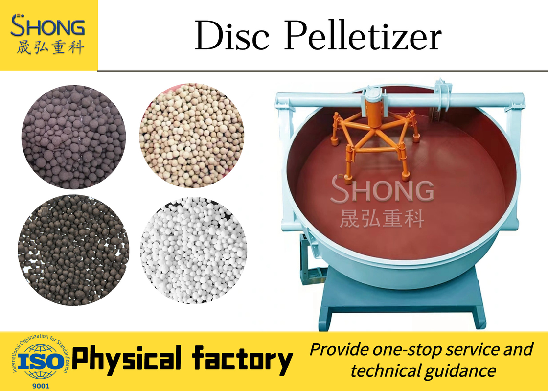Linha de produção de granulador de disco avançado para produção de fertilizantes orgânicos com granulador de disco