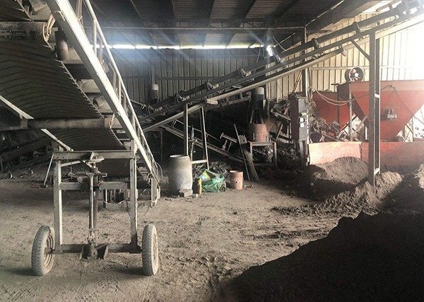 Linha de produção de fertilizantes orgânicos de esterco de gado 380V Linha de produção de fertilizantes orgânicos