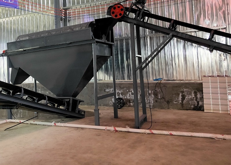 Linha de produção 10t/H do adubo orgânico do estrume das aves domésticas para o desperdício animal