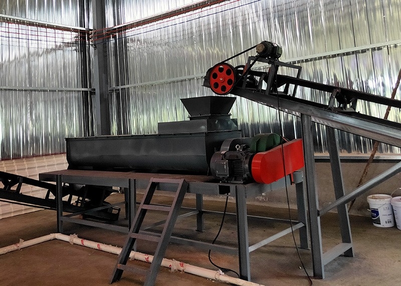 Linha de produção 10t/H do adubo orgânico do estrume das aves domésticas para o desperdício animal