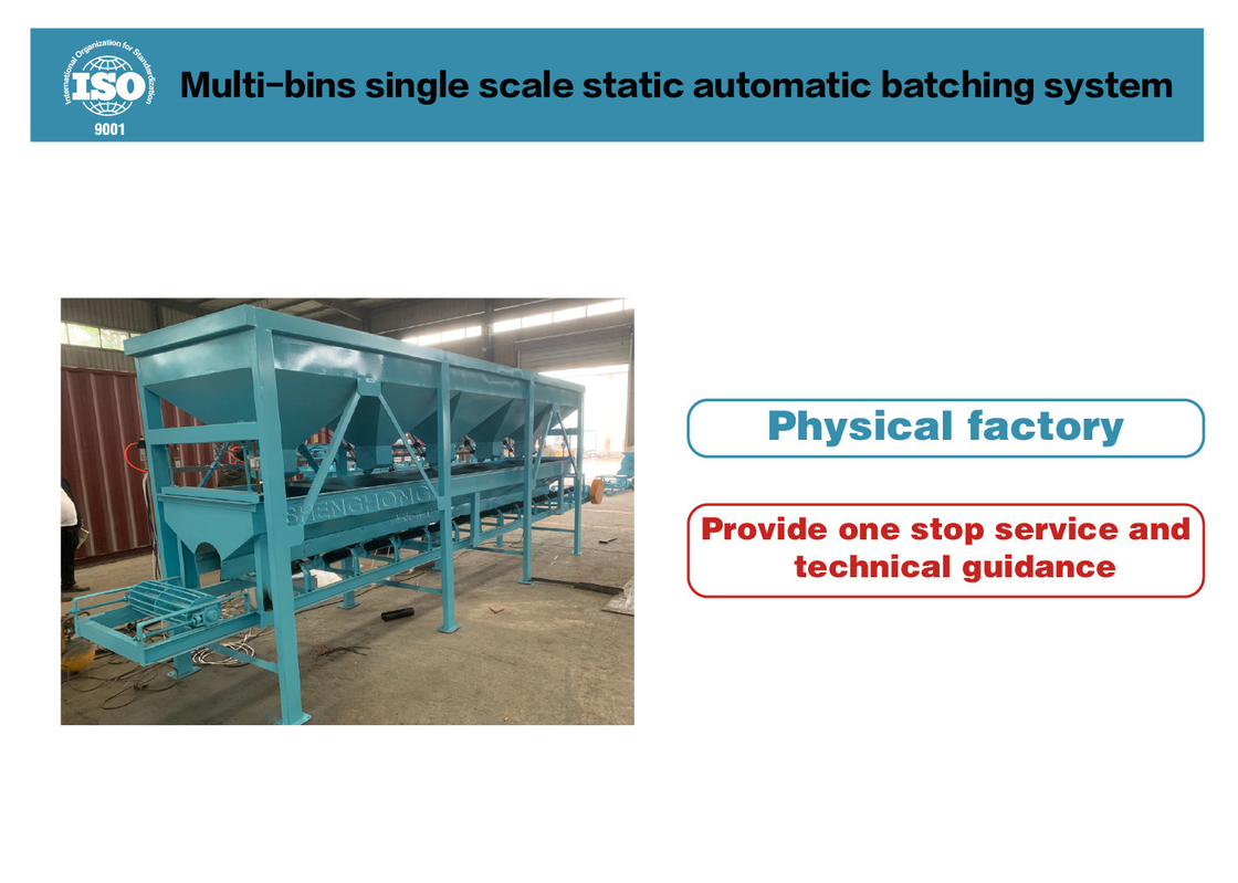 1T/h Sistema de bateria totalmente automático Equipamento de bateria de aço inoxidável com capacidade de 50L