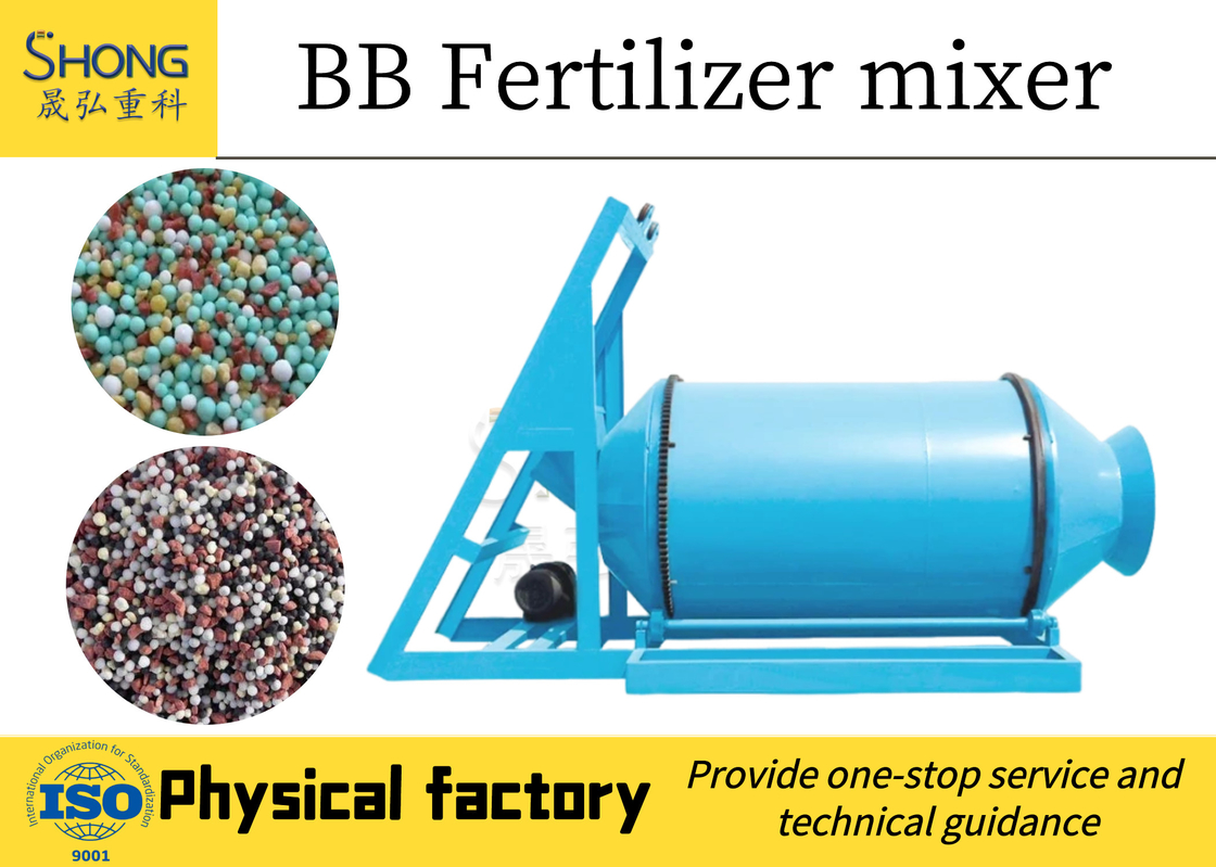 Granulador de tipo BB para mistura de fertilizantes para melhor distribuição de nutrientes