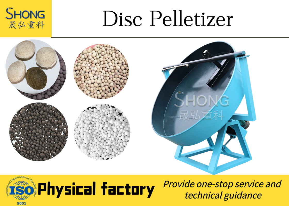 Multi disco Pan Type do granulador 380V de Organic Fertilizer Powder do modelo