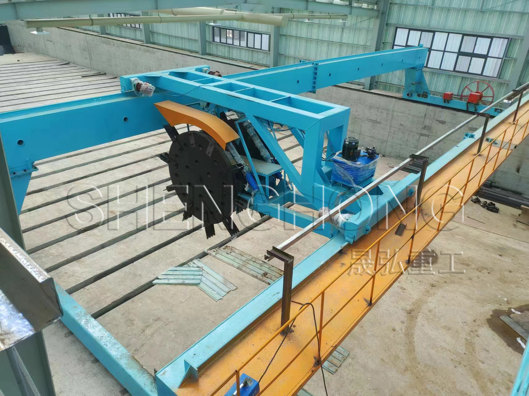 Equipamento de composto de fermentação de 19,5kw durável para aplicações municipais com 1,68m de profundidade de ranhura e fácil operação