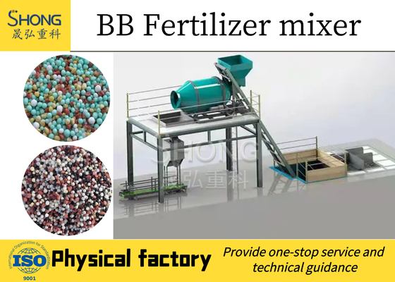 Experiência de eficiência agrícola incomparável com máquina de mistura de fertilizantes BB de ponta Requisitos personalizados