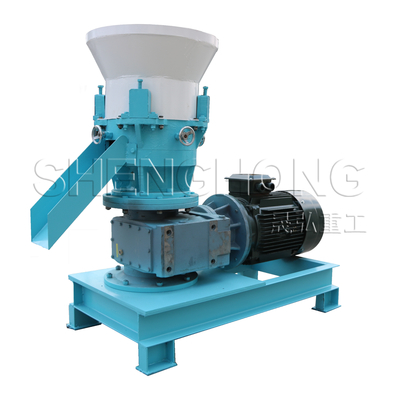5-8 T/H Flat Die Pelletizer Excremento de aves de capoeira Equipamento de fertilizantes granulares para produção de fertilizantes orgânicos