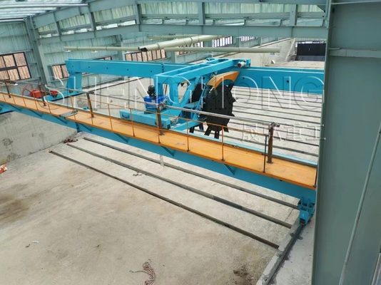 Máquina de torneamento de composto de tipo de alcatrão Crawler Turner