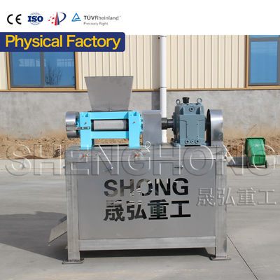 Granulador de fertilizantes de rolos duplos para pó NPK 380V