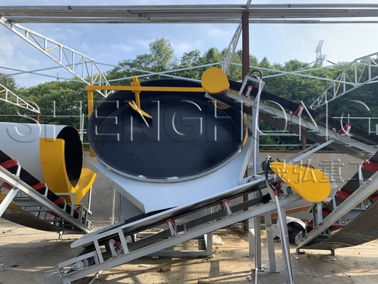 Linha de produção de fertilizantes orgânicos para esterco de vaca 3000-5000 t/ano