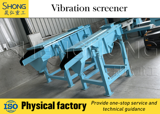 Equipamento de triagem vibratório de 2-7,5 kW para resíduos animais 2000x1000mm