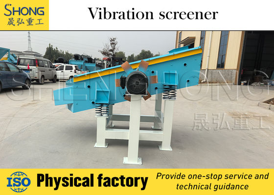 Equipamento de triagem vibratório de alta capacidade com 1 a 10 toneladas/hora de produção e 12 meses de garantia para uma classificação eficiente dos materiais