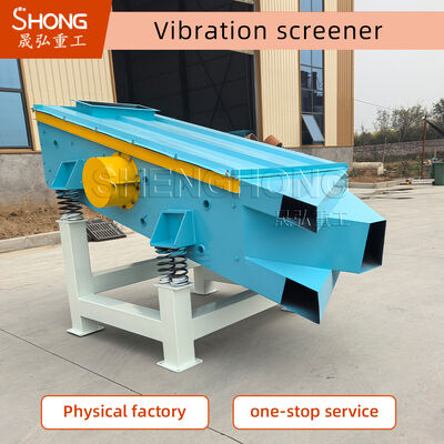 Equipamento de peneiramento vibratório de alta eficiência 1200x3000mm com potência do motor de 4kw e baixo consumo de energia