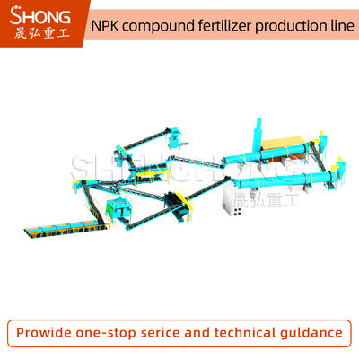 NPK Roller Press Granulation Line for High Granulation Rate, Uniform Particle Size, and Corrosion Resistance in Compound Fertilizer Production