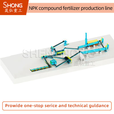 Linha de produção de fertilizantes NPK/Fábrica de fertilizantes NPK para fabricação de pellets