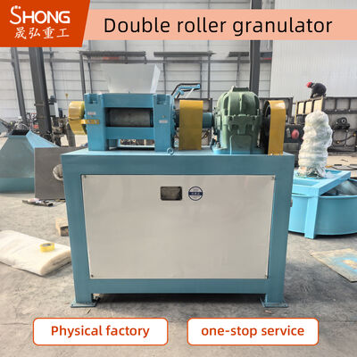 Granulador de extrusão de rolos duplos de alta eficiência para produção de fertilizantes compostos secos Tecnologia de granulação sem ligantes