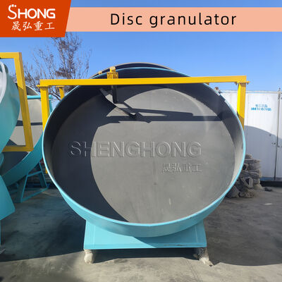Pelletizer de disco profissional para fertilizantes compostos orgânicos de capacidade 1-8 TPH