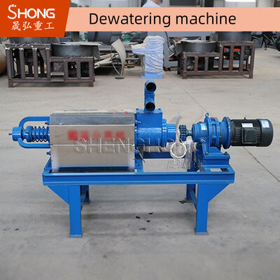 Galinha/carneiros/vaca Dung Dewatering Screw Press Machine, equipamento de secagem do estrume 1T/H