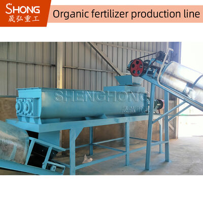 10TPH Linha de produção de fertilizantes orgânicos para armazéns granulador de fertilizantes orgânicos