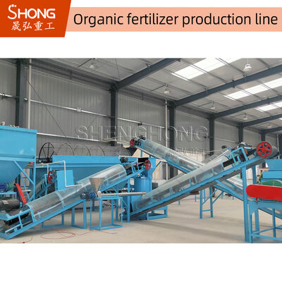 Linha de produção da pelota do adubo 5T/H orgânico com máquina de granulagem