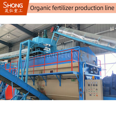 Linha de Produção Granulador de Fertilizante Orgânico Estrume Frango Porco Em Pó