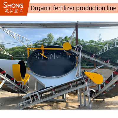 75kw vaca Dung Compound Fertilizer Production Line que aduba o esmagamento