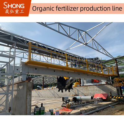 Linha de produção de fertilizantes orgânicos de 1 t/h para aves de capoeira Linha de produção de fertilizantes para criação de aves de capoeira