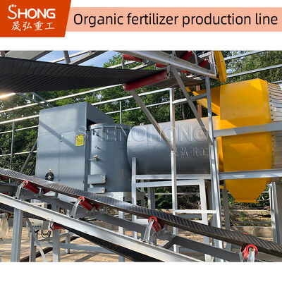 Fábrica de produção de fertilizantes orgânicos de esterco de frango 5t/h linha de produção de fertilizantes orgânicos de 75kw