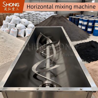 Máquina de mistura horizontal de alta potência com desempenho estável e longa vida útil para granulação de fertilizantes