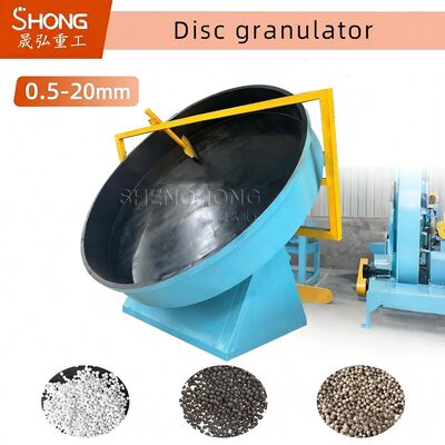 Granulador de disco durável de baixo consumo de energia de alta eficiência para pelletização de fertilizantes orgânicos