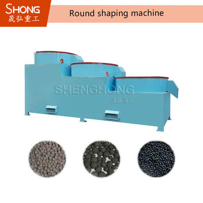 Máquina de granulação de fertilizantes de sedimentos de algodão com grânulos em forma de esfera 98% de taxa de pellets e dimensão de disco de 1500 mm