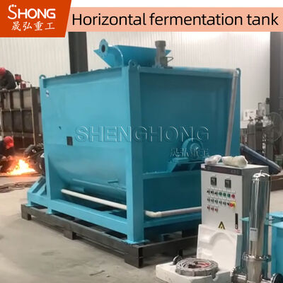 Equipamento de Compostagem de Fermentação PLC de Controle Remoto Automático Completo em Aço Inoxidável 304 para Produção de Fertilizantes Orgânicos
