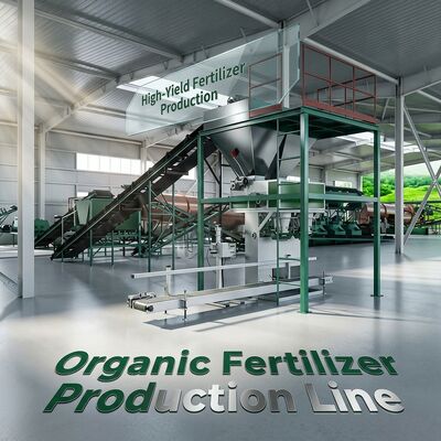 Linha de produção de fertilizantes orgânicos Máquina de fabricação de composto para 1-20 mil toneladas por ano com umidade inferior a 10% usando estrume de galinha