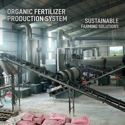 China Linha de produção de fertilizantes orgânicos de esterco de frango com sistema de fermentação para 1-20 mil toneladas por ano
