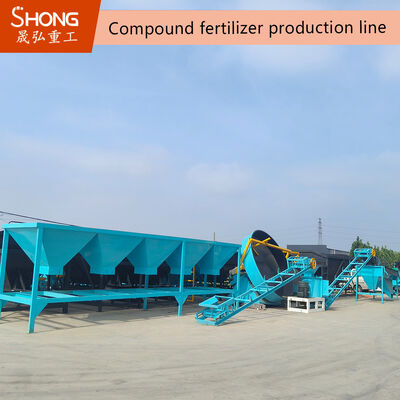 Granulador Rotativo com Capacidade de 5t/h para Fertilizante Composto NPK com Produção Anual de 100.000 Toneladas