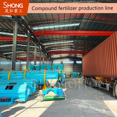 Máquina granuladora de fertilizantes de 12 t/h para produção de fertilizantes compostos NPK com partículas esféricas de 1-3 mm e conteúdo NPK ajustável de 20% a 48%