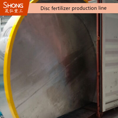 Linha de produção de fertilizante composto de alta resistência de grânulos com capacidade personalizada para grânulos redondos/ovais/oblatos