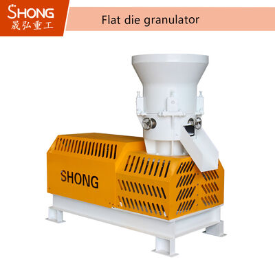 Máquina de pelotização de matriz plana para produção de fertilizantes orgânicos com capacidade de 1-4 toneladas por hora e taxa de granulação ≥95%