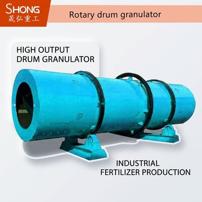 Máquina de granulação de fertilizantes de tipo tambor de aço carbono para grande produção
