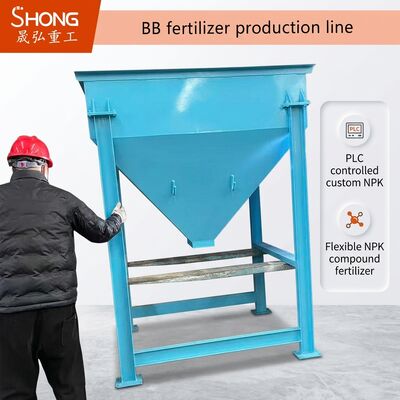 Linha de Produção de Fertilizantes BB Automatizada por PLC para 10-30 Toneladas por Hora com Mistura Uniforme de Nutrientes