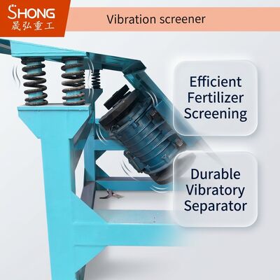 Máquina Separadora Vibratória com Amplitude e Frequência Ajustáveis, Garantia de 12 Meses, Certificada ISO9001 para Peneiramento Eficiente de Fertilizantes